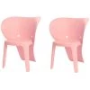 Lot De 2 Chaise Enfant Design Chaise Pour Enfants Siège Garçons Et Filles Confortable Éléphant Rose KMB12-Px2 SoBuy® -Assise pour enfant Soldes 10218971 1