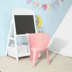 Lot De 2 Chaise Enfant Design Chaise Pour Enfants Siège Garçons Et Filles Confortable Éléphant Rose KMB12-Px2 SoBuy® -Assise pour enfant Soldes 10218971 3