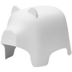 Tabouret Enfant Design Pouf Pour Enfant Tabouret De Siège Chaise Pour Enfants Siège Garçons Et Filles Cochonnet Blanc KMB14-W SoBuy®