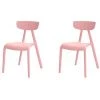 Lot De 2 Chaise Enfant Design Chaise Pour Enfants Siège Garçons Et Filles Confortable Rose KMB15-Px2 SoBuy® -Assise pour enfant Soldes 10218979 1