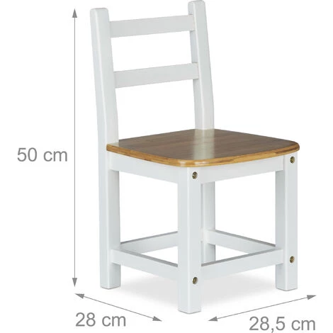 Relaxdays Chaise Enfant Cadre Blanc En Bambou RUSTICO Chaise Fleurs Plantes Chaise Appoint HxlxP: 50 X 28,5 X 28 Cm , Blanc/nature 4 Relaxdays Chaise Enfant Cadre Blanc En Bambou RUSTICO Chaise Fleurs Plantes Chaise Appoint HxlxP: 50 X 28,5 X 28 Cm , Blanc/nature – Image 2