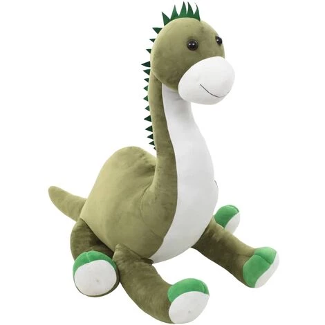 VidaXL Dinosaure Brontosaure En Peluche Vert - Vert 4 VidaXL Dinosaure Brontosaure En Peluche Vert - Vert – Image 2