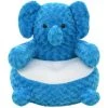 VidaXL éléphant En Peluche Bleu - Bleu