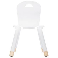 Lot De 2 Chaises Douceur Blanc Pour Enfant En Bois - Dim : L28x L50 X H28 Cm - PEGANE - -Assise pour enfant Soldes 12220029 2