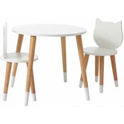 Chaise Enfant Thomas - Amadeus - Blanc 7 Chaise Enfant Thomas - Amadeus - Blanc -Assise pour enfant Soldes 12352313 3