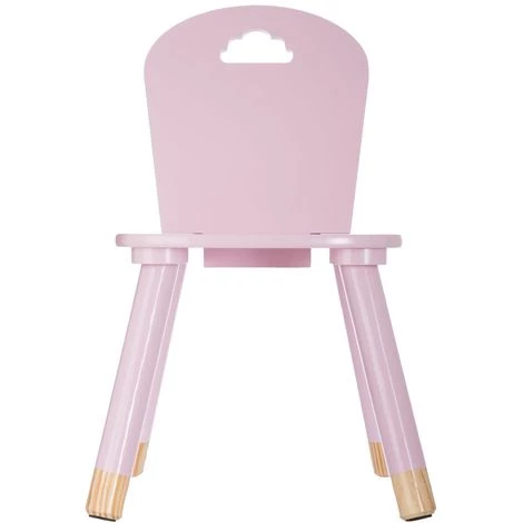 ATMOSPHERA KIDS Chaise Enfant En Bois Douceur - 32 X 32 X 50 - Rose 4 ATMOSPHERA KIDS Chaise Enfant En Bois Douceur - 32 X 32 X 50 - Rose – Image 2