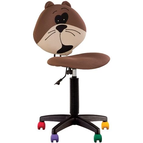 CHAISE-EXPERT Fauteuil Jouet L'ourson, Chaise De Bureau Pour Enfant. Marron. 4 CHAISE-EXPERT Fauteuil Jouet L'ourson, Chaise De Bureau Pour Enfant. Marron. – Image 2