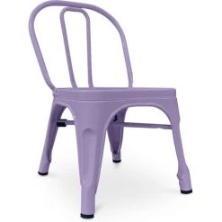 KID STYLE Chaise Pour Enfant Stylix - Métal Violet Pastel - Fer - Violet Pastel