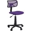 IDIMEX Chaise De Bureau Pour Enfant MILAN Fauteuil Pivotant Et Ergonomique, Siège à Roulettes Avec Hauteur Réglable, Mesh Violet - Violet -Assise pour enfant Soldes 17479260 1