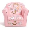 COSTWAY Fauteuil Pour Enfant, 4 Formes Mignons à Choix, Design Ergonomique, Dossier Rembourré Confortable, Idéal Pour La Chambre, Le Salon (Rose) -Assise pour enfant Soldes 20278966 1