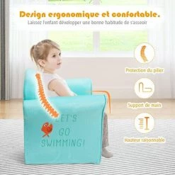 COSTWAY Canapé / Fauteuil Pour Enfant, 4 Formes Mignon, Design Ergonomique, Dossier Confortable, Idéal Pour Chambre, Salon Etc. 9 COSTWAY Canapé / Fauteuil Pour Enfant, 4 Formes Mignon, Design Ergonomique, Dossier Confortable, Idéal Pour Chambre, Salon Etc. -Assise pour enfant Soldes 20278967 3