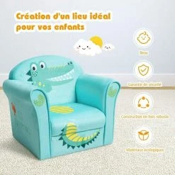 COSTWAY Canapé / Fauteuil Pour Enfant, 4 Formes Mignon, Design Ergonomique, Dossier Confortable, Idéal Pour Chambre, Salon Etc. 11 COSTWAY Canapé / Fauteuil Pour Enfant, 4 Formes Mignon, Design Ergonomique, Dossier Confortable, Idéal Pour Chambre, Salon Etc. -Assise pour enfant Soldes 20278967 5