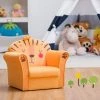 COSTWAY Fauteuil Pour Enfant, 4 Formes Mignons à Choix, Design Ergonomique, Dossier Rembourré Confortable, Idéal Pour La Chambre, Le Salon (Jaune) -Assise pour enfant Soldes 20278968 1