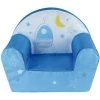 CIJEP Fauteuil Club Mousse Theme Espace - Bleu, Jaune -Assise pour enfant Soldes 22746654 1