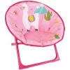 CIJEP Siège Lune Pliable Enfant Lama - Blanc, Rose -Assise pour enfant Soldes 22746665 1