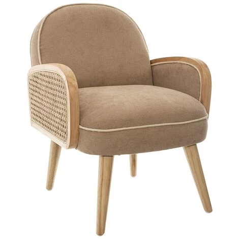 ATMOSPHERA, CRÉATEUR D'INTÉRIEUR Fauteuil Pour Enfant Canage Taupe - Taupe 3 ATMOSPHERA, CRÉATEUR D'INTÉRIEUR Fauteuil Pour Enfant Canage Taupe - Taupe
