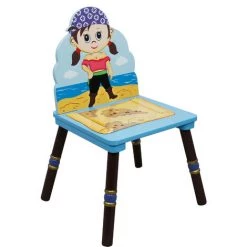 TEAMSON KIDS Lot De 2 Chaises Enfant En Bois Pirate Island Fantasy Fields TD-11593A3 - Bleu -Assise pour enfant Soldes 23501525 3