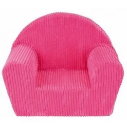 Fun House Fauteuil Club Cotele Bleu En Mousse Pour Enfant