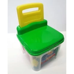 PETIT POUCET Fauteuil Coffre Vert Avec Briques Petit Pouce Factory - Multicolor -Assise pour enfant Soldes 24095217 3