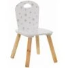 ATMOSPHERA, CRÉATEUR D'INTÉRIEUR Chaise Douceur Motif étoiles Pour Enfant En Bois - Blanc -Assise pour enfant Soldes 25514877 1