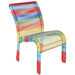 AUBRY GASPARD Chaise Enfant En Polyrésine Multicolore Multicolore - Multicolore