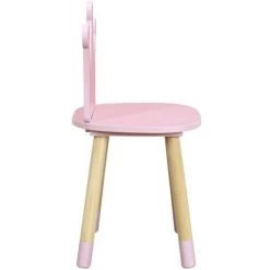 THE HOME DECO FACTORY Chaise Couronne Rose - Rose -Assise pour enfant Soldes 26860549 4
