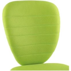 IDIMEX Chaise De Bureau Pour Enfant DISCOVERY Fauteuil Pivotant Et Ergonomique, Siège à Roulettes Avec Hauteur Réglable, En Mesh Vert - Vert -Assise pour enfant Soldes 28263403 4
