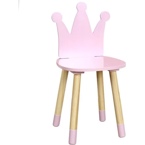Chaise Enfant Couronne Rose Home Deco Kids 3 Chaise Enfant Couronne Rose Home Deco Kids