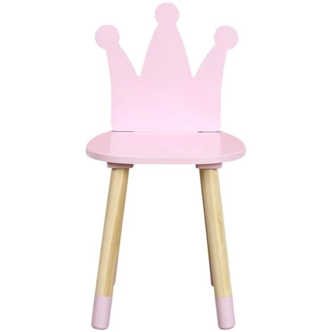 Chaise Enfant Couronne Rose Home Deco Kids 5 Chaise Enfant Couronne Rose Home Deco Kids – Image 3