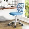 HOMYLIN Fauteuil De Bureau Hauteur Réglable Chaise De Bureau A Roulettes Enfant Pivotante 360 Degrés Style Contemporain,Bleu -Assise pour enfant Soldes 30235478 1