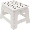 PERLE RARE Tabouret Pliant, Blanc Haut 22 Cm -Assise pour enfant Soldes 30980730 1