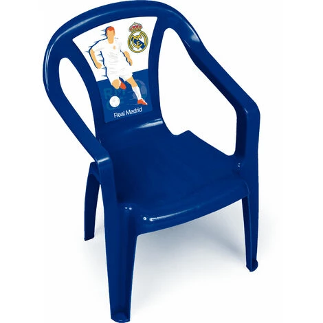 ARDITEX Chaise En Plastique 36.5x40x51cm De CLUBS-Real Madrid CF - Bleu 3 ARDITEX Chaise En Plastique 36.5x40x51cm De CLUBS-Real Madrid CF - Bleu