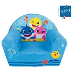 CIJEP BABY SHARK FAUTEUIL CLUB ENFANT ORIGINE FRANCE GARANTIE - Multicolor