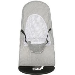 YONGQING Transat Balancelle Bébé Chaise Berceuse Pour Bébé Avec Ceinture De Sécurite A Dossier Réglage - Gris - Gris -Assise pour enfant Soldes 33024727 4