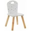ATMOSPHERA FOR KIDS Chaise Enfant à Motifs "Douceur" 49cm Blanc