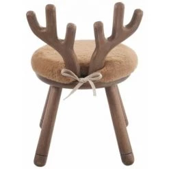 Paris Prix - Chaise Enfant Design "oreille Cerf" 56cm Naturel -Assise pour enfant Soldes 33675670 3