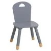 ATMOSPHERA FOR KIDS Chaise Design Enfant "Douceur" 28cm Gris -Assise pour enfant Soldes 34055538 1