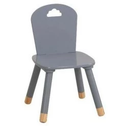 ATMOSPHERA FOR KIDS Chaise Design Enfant "Douceur" 28cm Gris