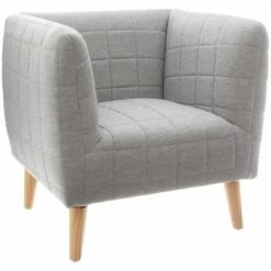 ATMOSPHERA FOR KIDS Fauteuil Enfant Molletonné "Ley" 49cm Gris