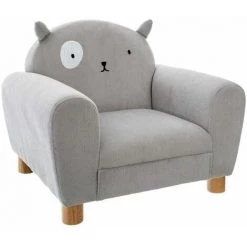 ATMOSPHERA FOR KIDS Fauteuil Pour Enfants "Oreilles De Chat" 43cm Gris