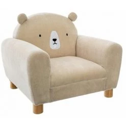 ATMOSPHERA FOR KIDS Fauteuil Pour Enfants "Oreilles D'Ours" 43cm Beige