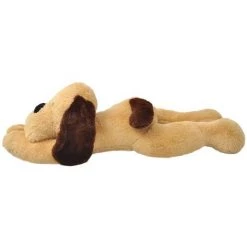 VidaXL Chien Jouet En Peluche Marron 80 Cm - Brun -Assise pour enfant Soldes 3508463 3