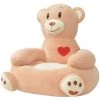 TRUE DEAL Chaise Pour Enfants En Peluche Ours Marron