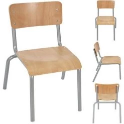 MOBILIER ENFANT CHAISE ECOLIER ENFANT GRIS