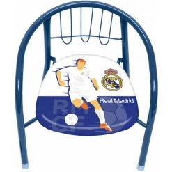 ARDITEX Chaise En Métal 35.5x30x33.5cm De CLUBS-Real Madrid CF - Bleu