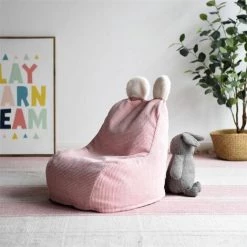 Paris Prix - Fauteuil Poire Enfant "ted" 70cm Rose -Assise pour enfant Soldes 38572581 4
