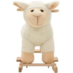 ASUPERMALL Mouton A Bascule Peluche 78 X 34 X 58 Cm Blanc 10 ASUPERMALL Mouton A Bascule Peluche 78 X 34 X 58 Cm Blanc -Assise pour enfant Soldes 39455641 4