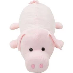 ASUPERMALL Cochon En Peluche Rose