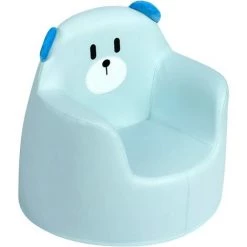 GOPLUS Canapé Pour Enfants Avec Accoudoirs De Forme D’Ours, Fauteuil Pour Enfants Avec Dossier Haut Comfortable Rembouré D’Eponge, Convient Aux 0-3 Ans, Charge Max 30 KG -Assise pour enfant Soldes 40243103 3