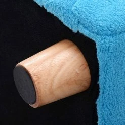 GOPLUS Canapé Enfant 2 Places-Fauteuil Enfant Avec Deux Oreillers En Forme De Fraise-Sofa Fille Et Gar?on-Capacité De Charge 90KG-90x53x48cm-Bleu/Rose (Bleu) -Assise pour enfant Soldes 40243799 5